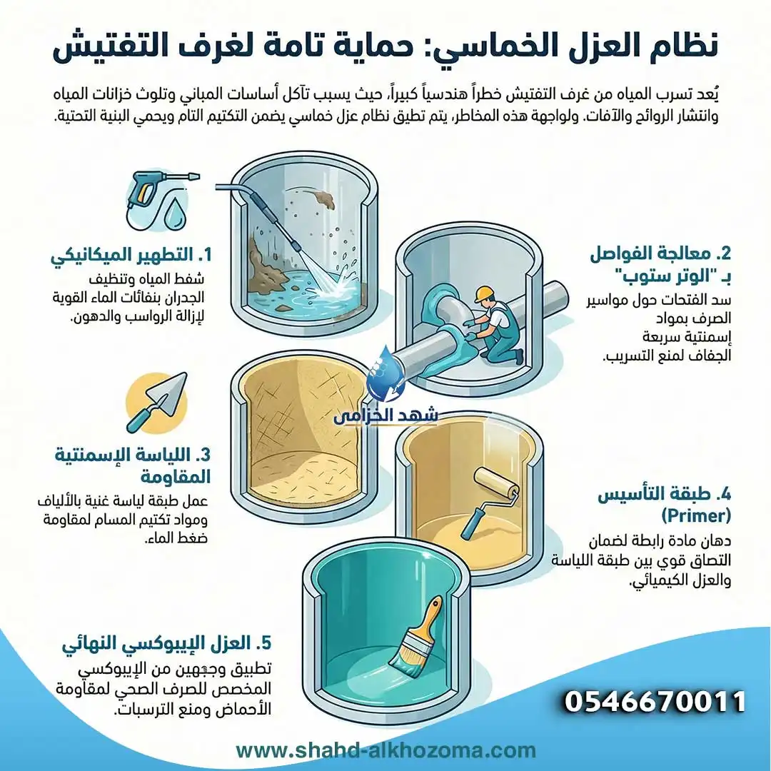 عزل غرف التفتيش بجدة 