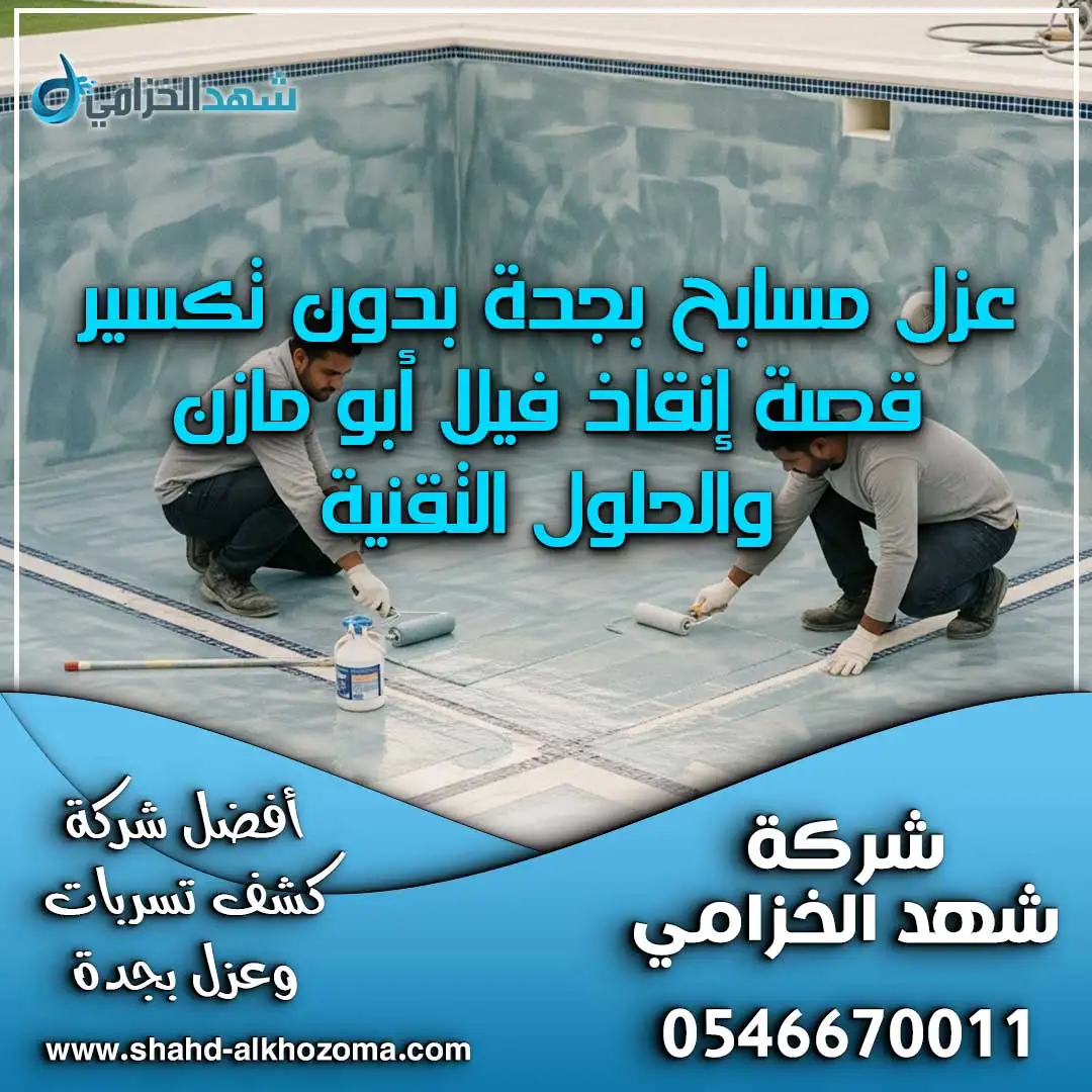 عزل مسابح بجدة بدون تكسير